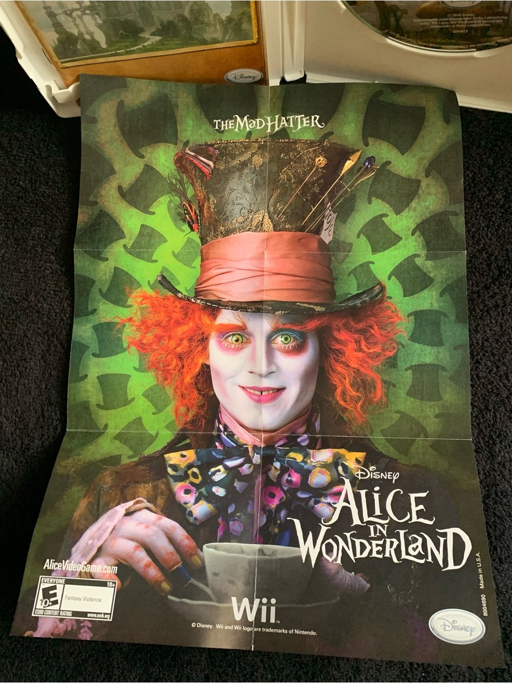 Nintendo Wii Disney Alice in Wonderland E-10 Plus - Picture 6 of 6